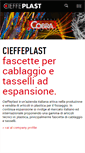 Mobile Screenshot of cieffeplast.com